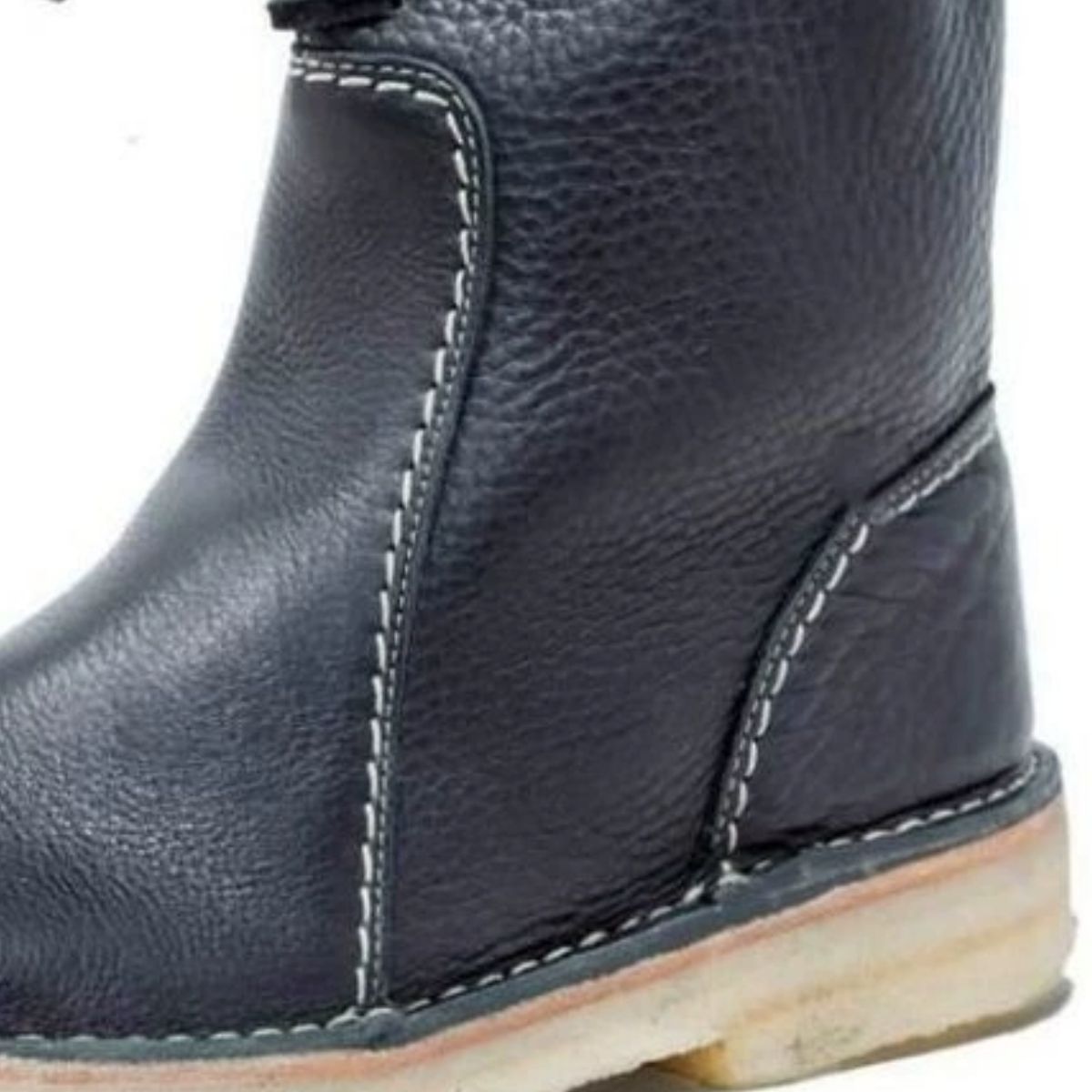 Round Toe Flats Boots