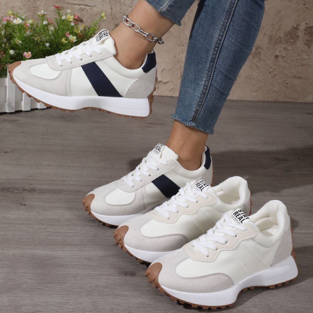 Round Toe Flats Sneakers