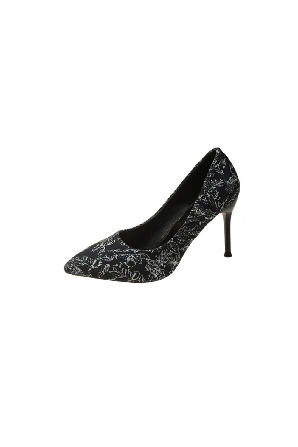 Floral Point Toe Slingback Pumps