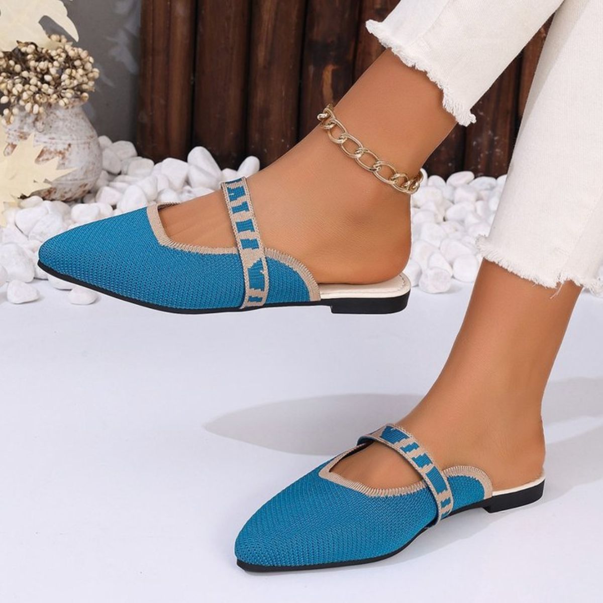 Point Toe Flats Slip-Ons