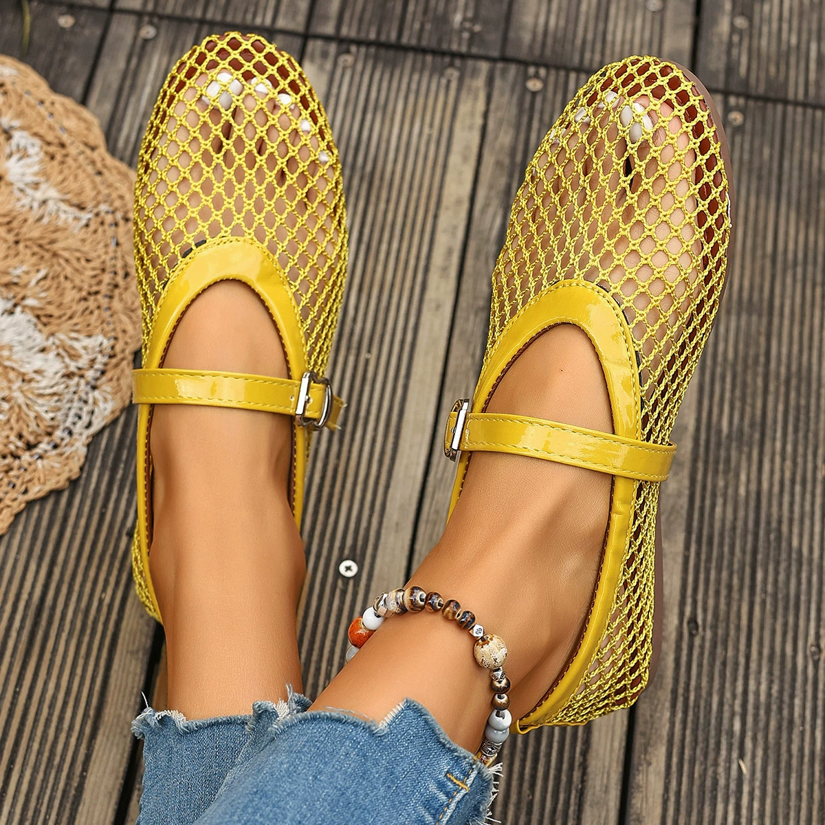 Round Toe Slip-Ons