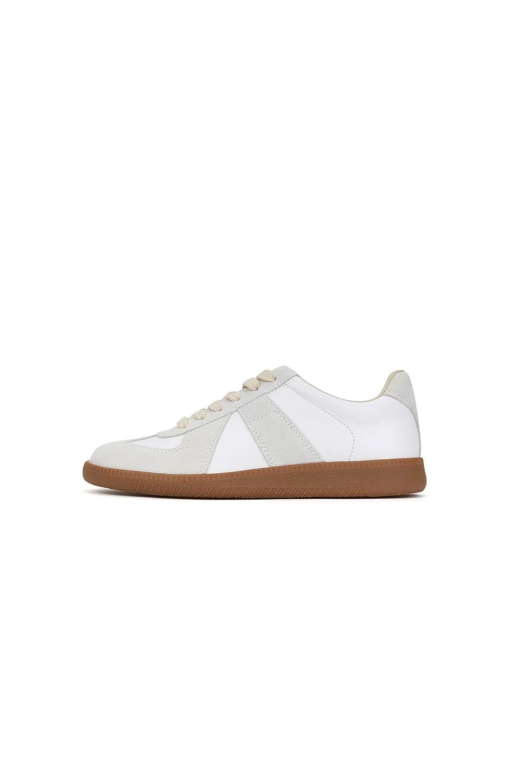 Contrast Round Toe Flats Sneakers