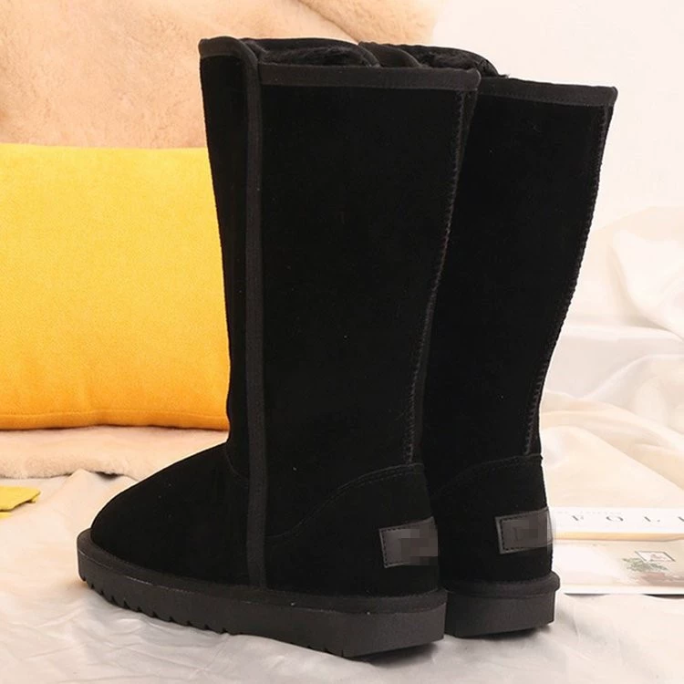 Knee-High Boots with Zipper