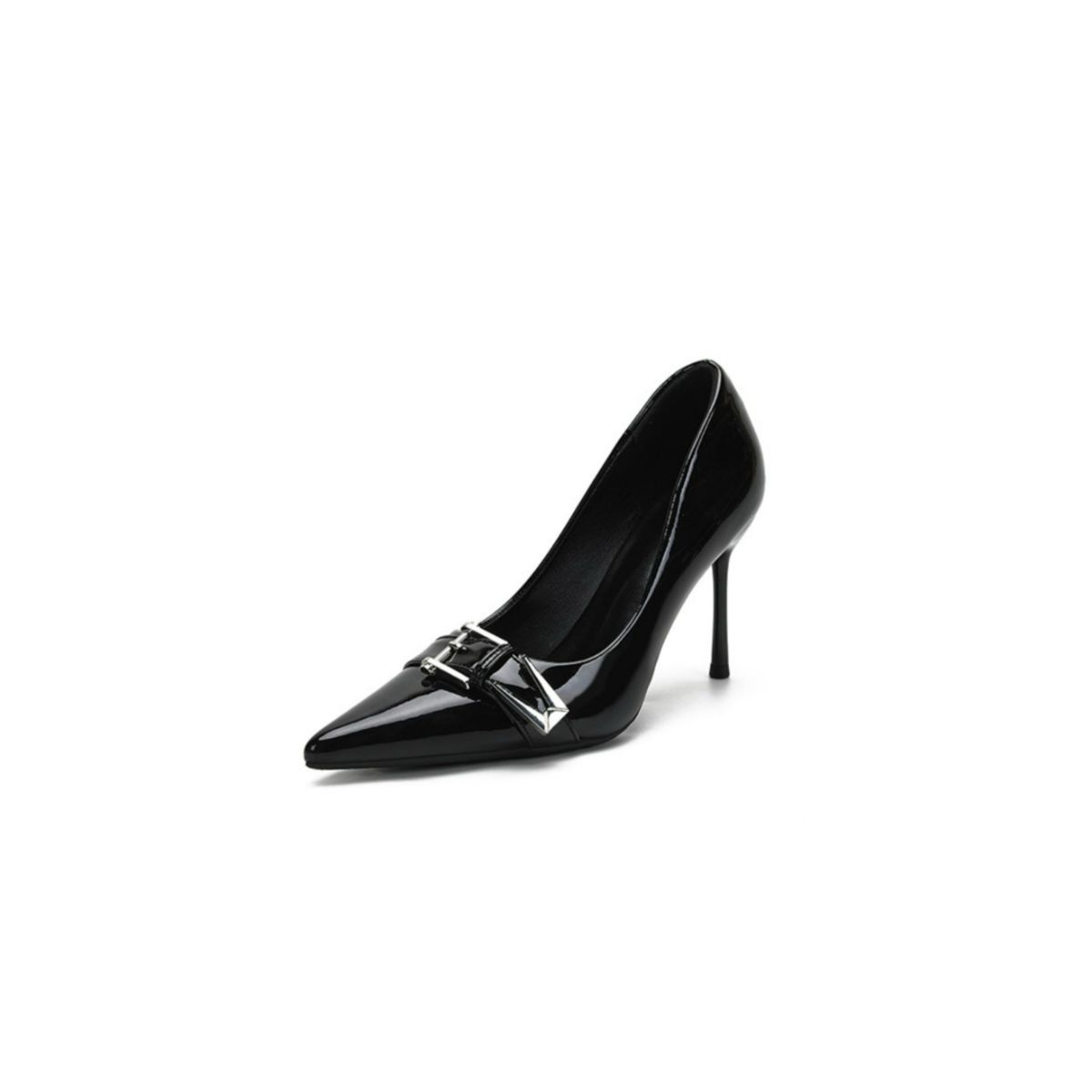 Decor Buckle Point Toe Stiletto Pumps