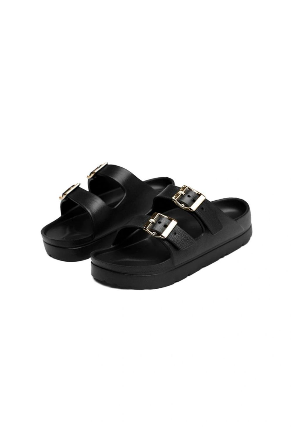 Buckle Open Toe Platform Sandals