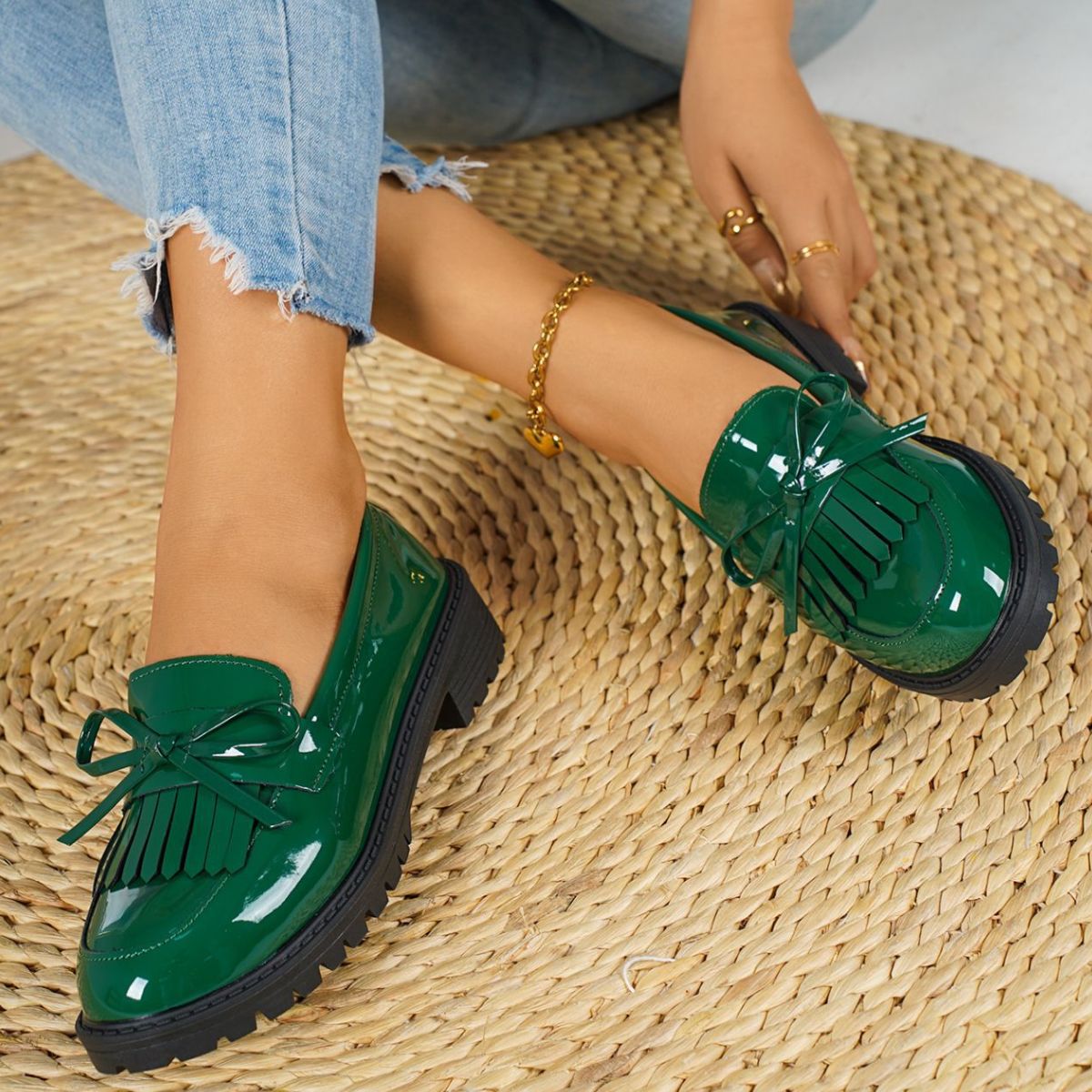 Round Toe Slip-Ons