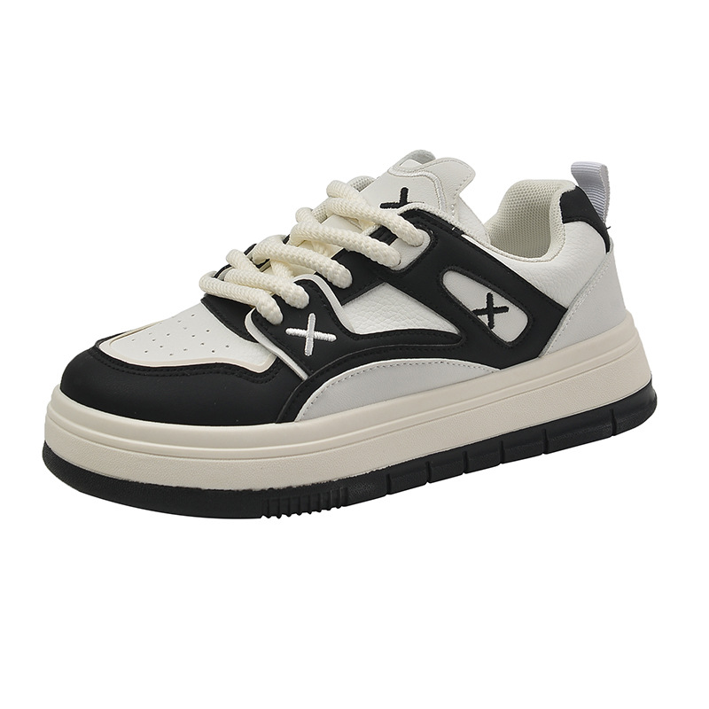 Round Toe Lace Up Sneakers