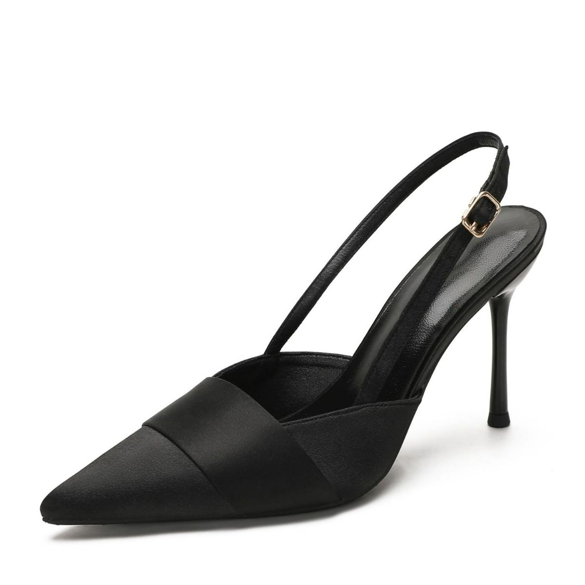 Point Toe Stiletto Slingback Pumps