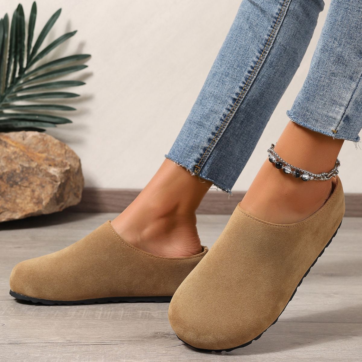 Round Toe Slip-Ons