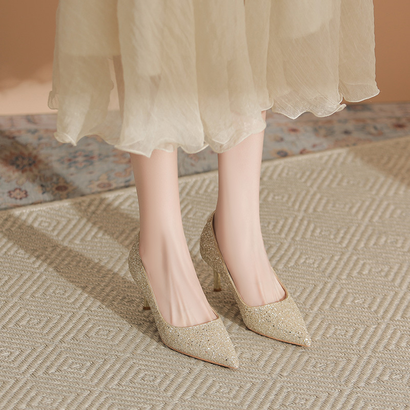 Point Toe Stiletto Pumps