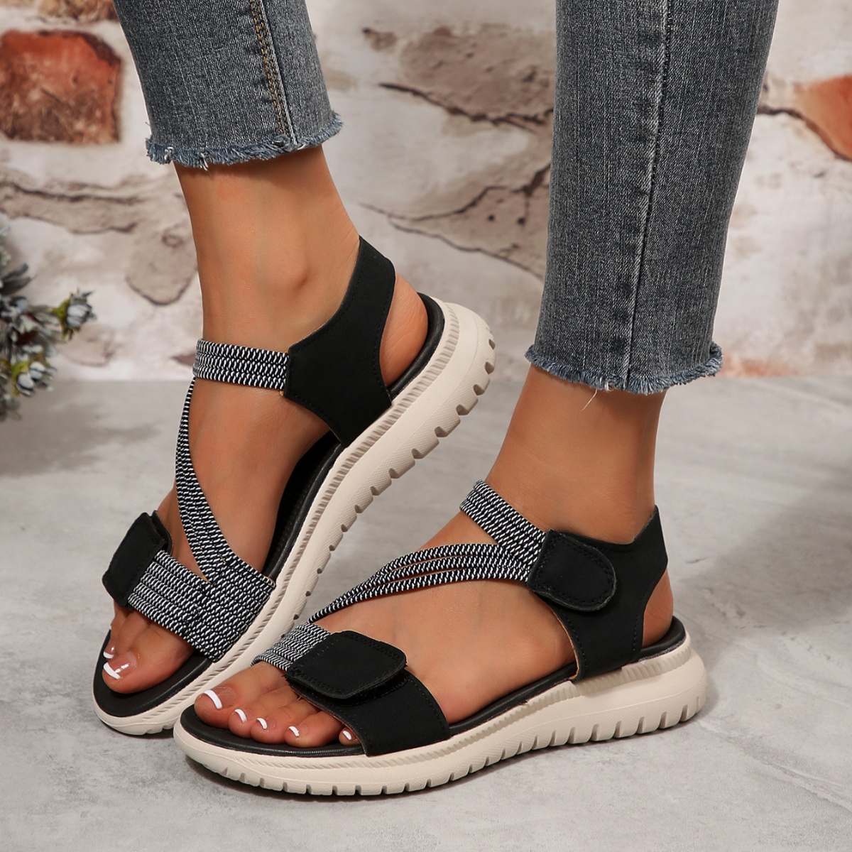 Open Toe Wedge Sandals