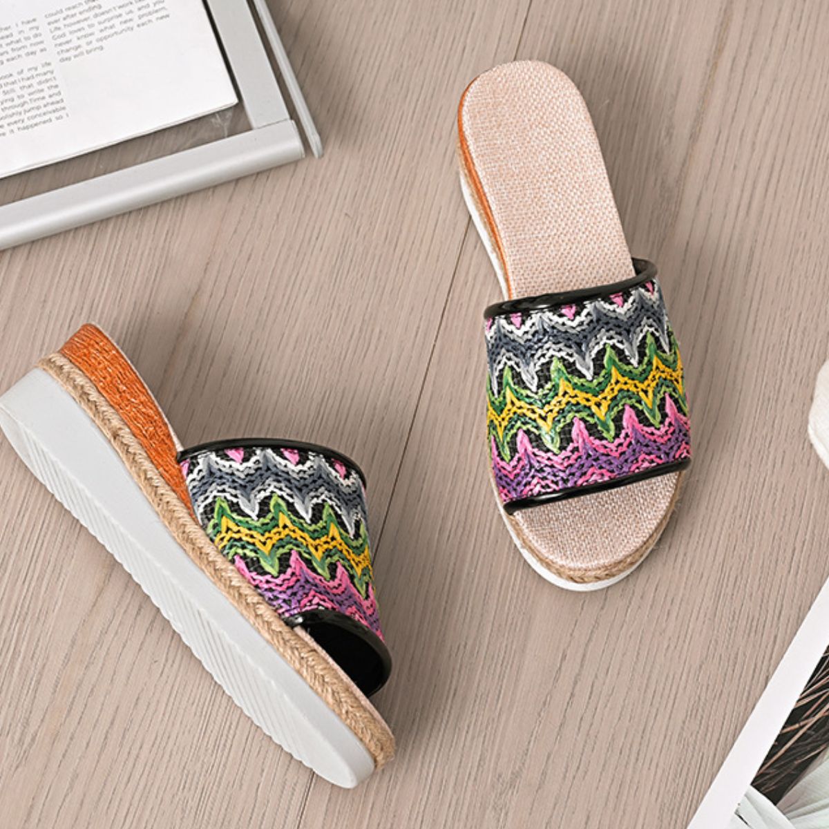 Open Toe Wedge Sandals