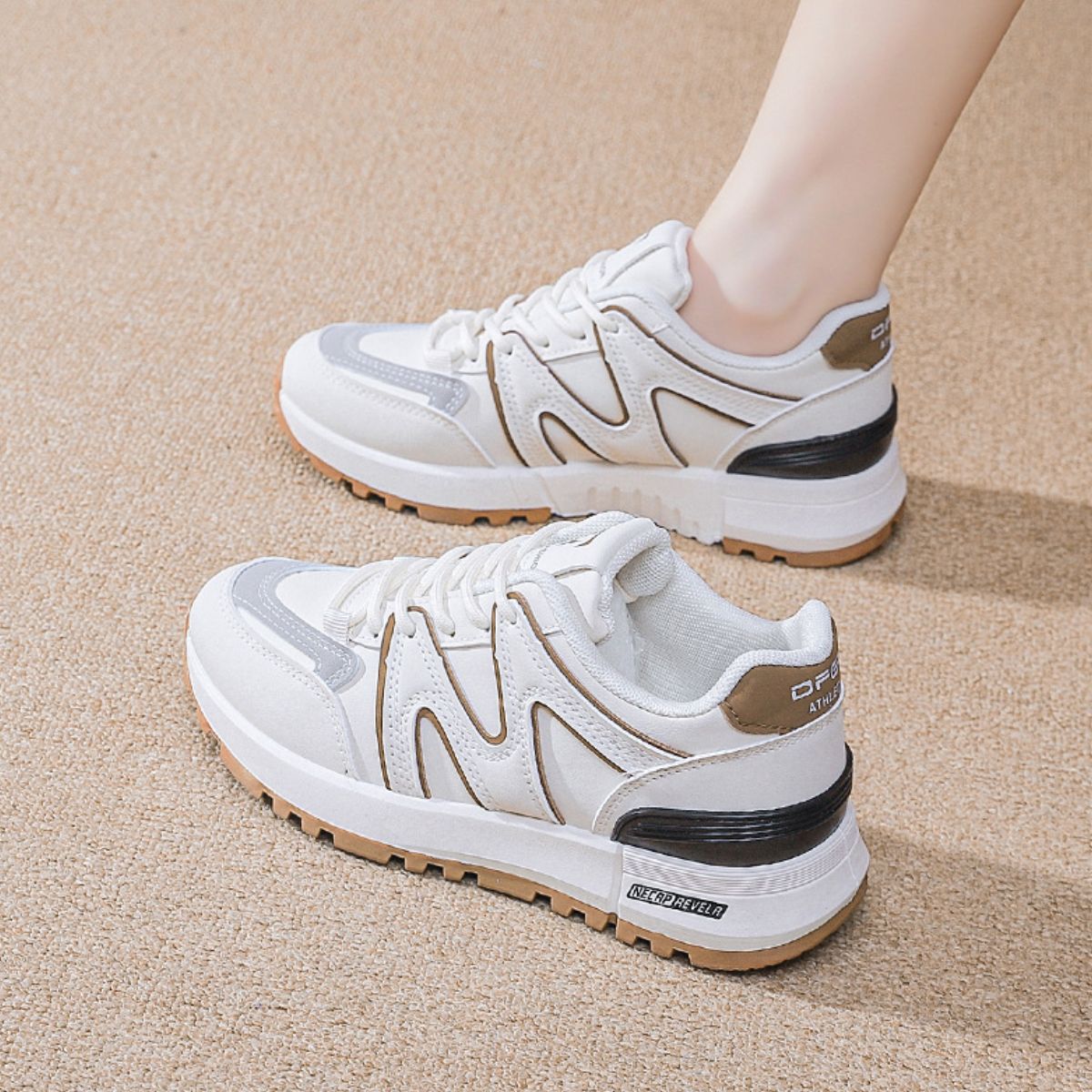 Round Toe Lace Up Athletic