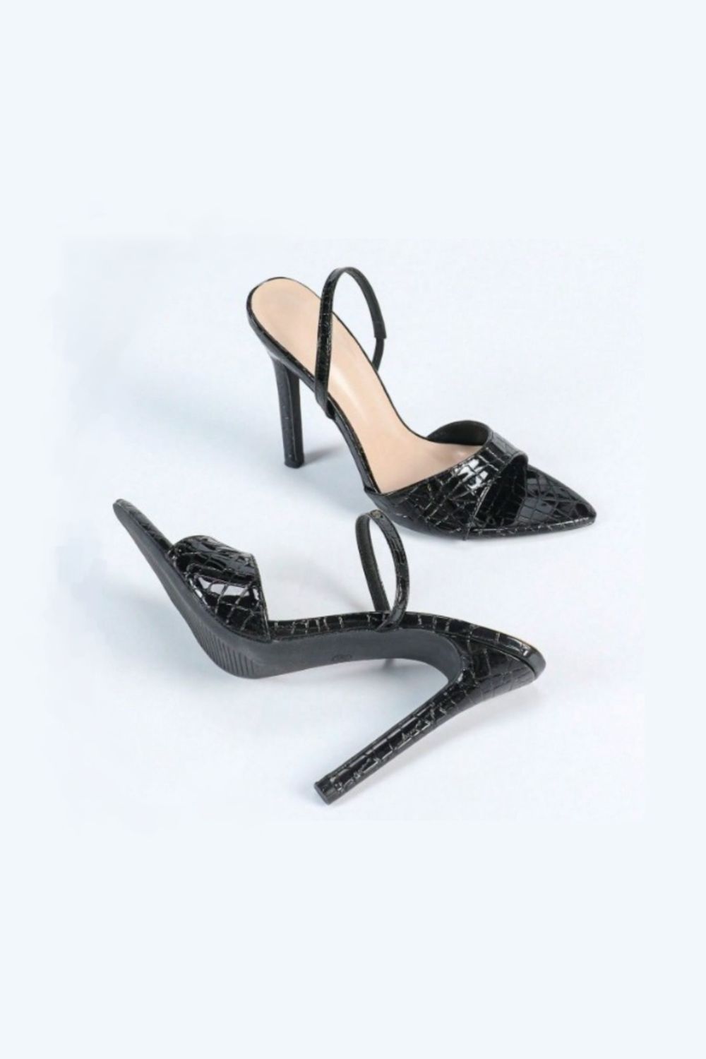 Open Toe Stiletto Sandals