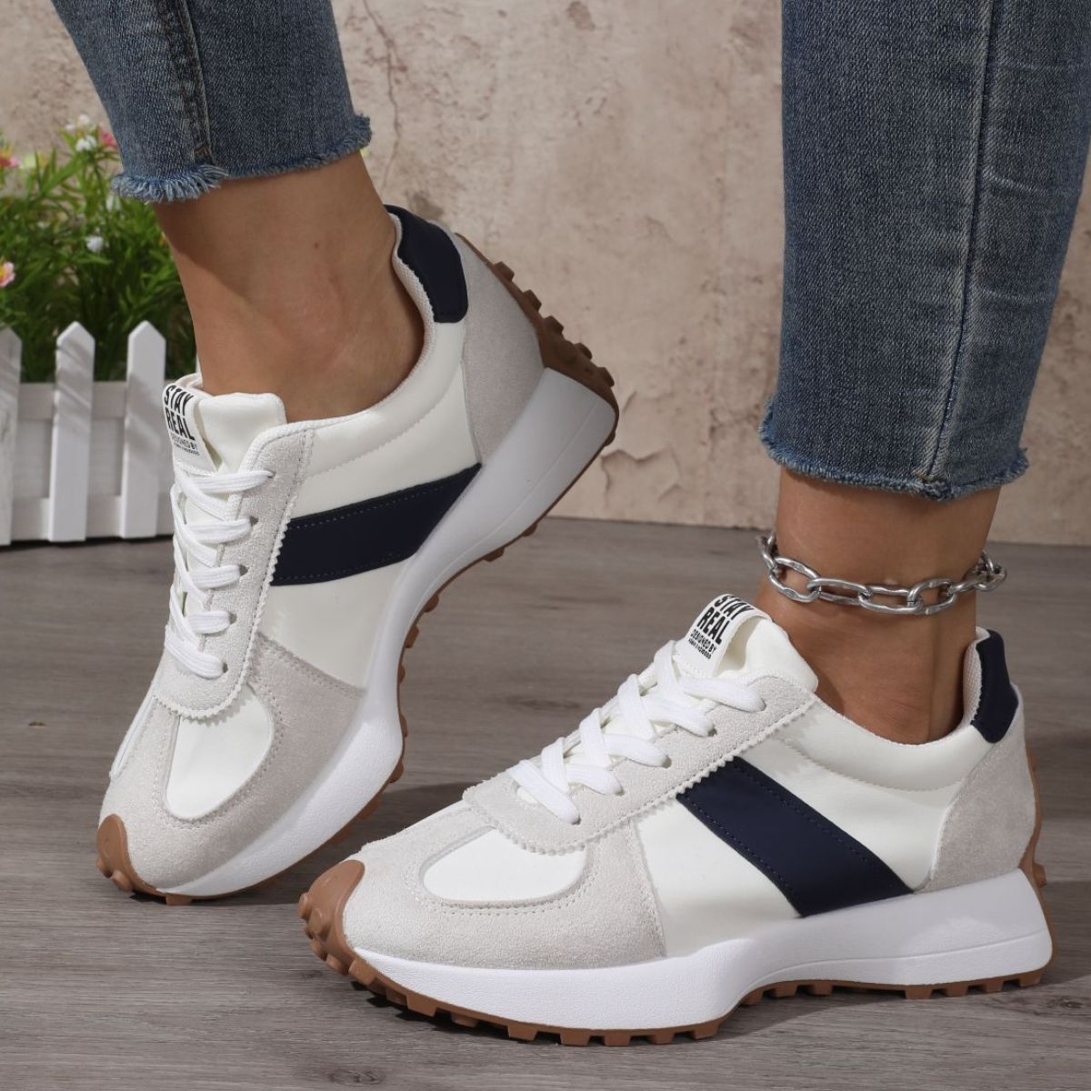 Round Toe Flats Sneakers