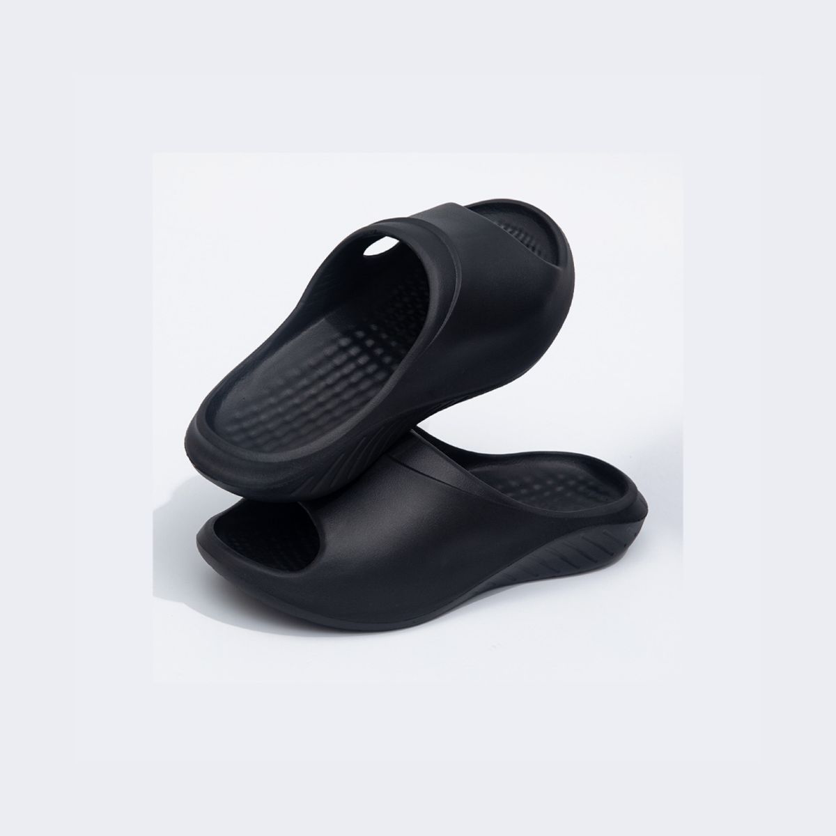 Open Toe Platform Slippers