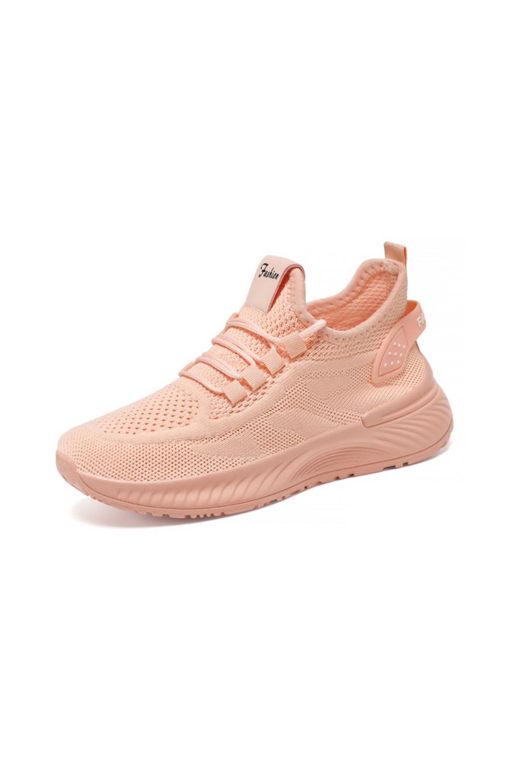 Round Toe Mesh Platform Athletic
