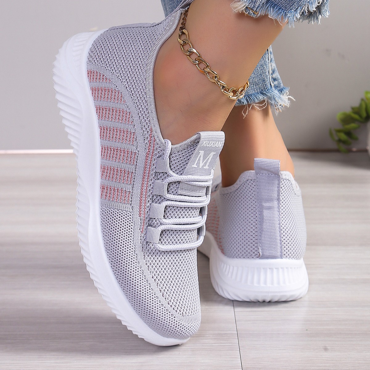 Round Toe Flats Athletic