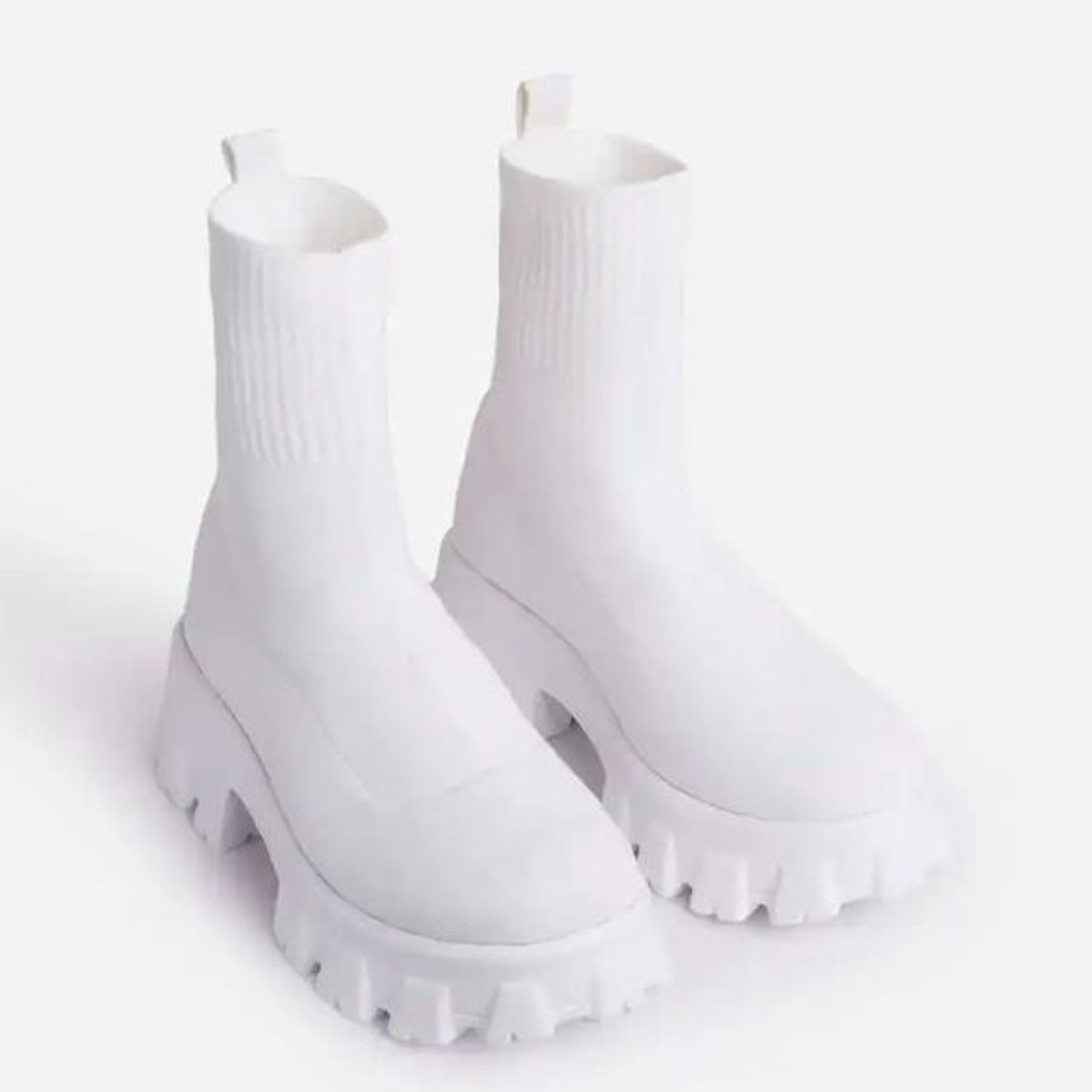 Round Toe Block Heels Boots