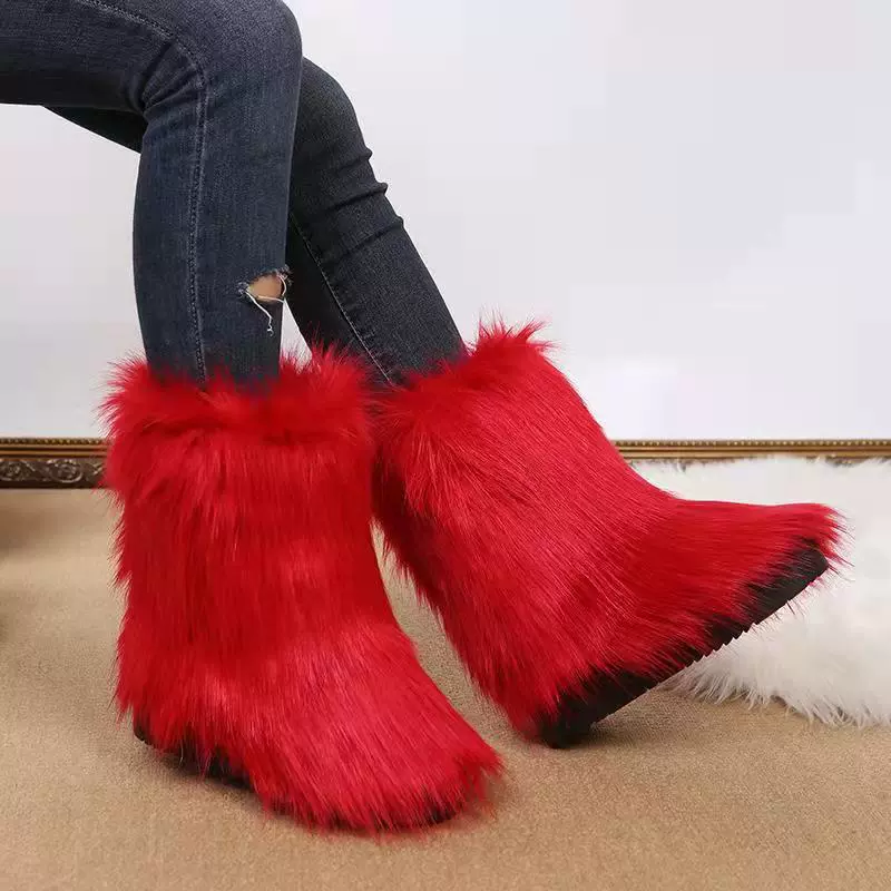 Faux Fur Winter Boots