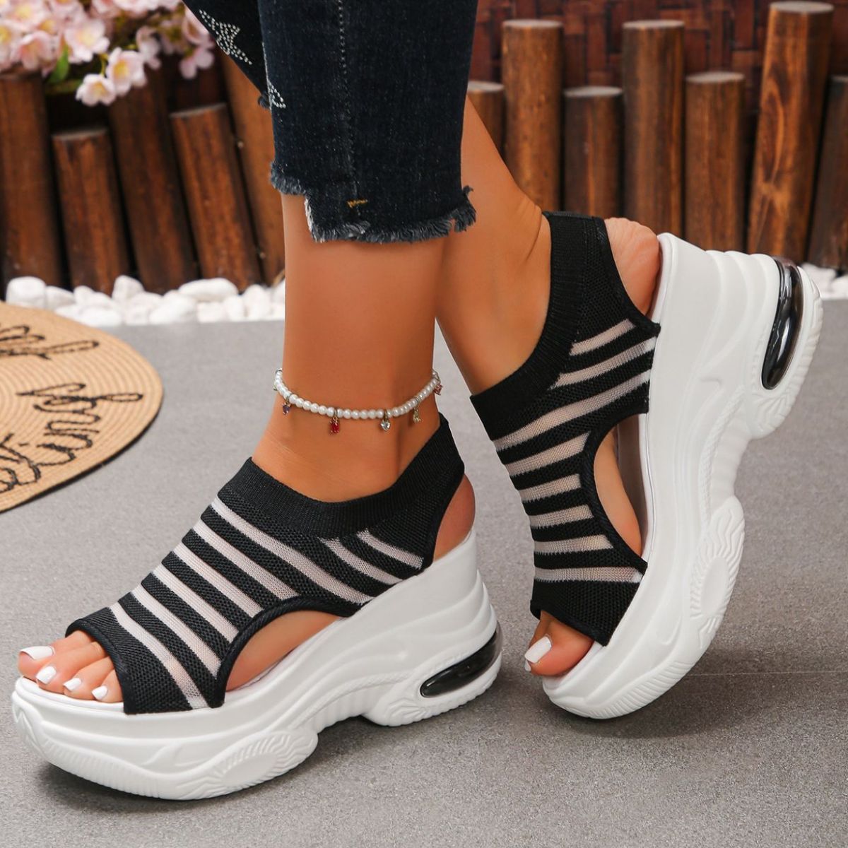 Open Toe Platform Sandals