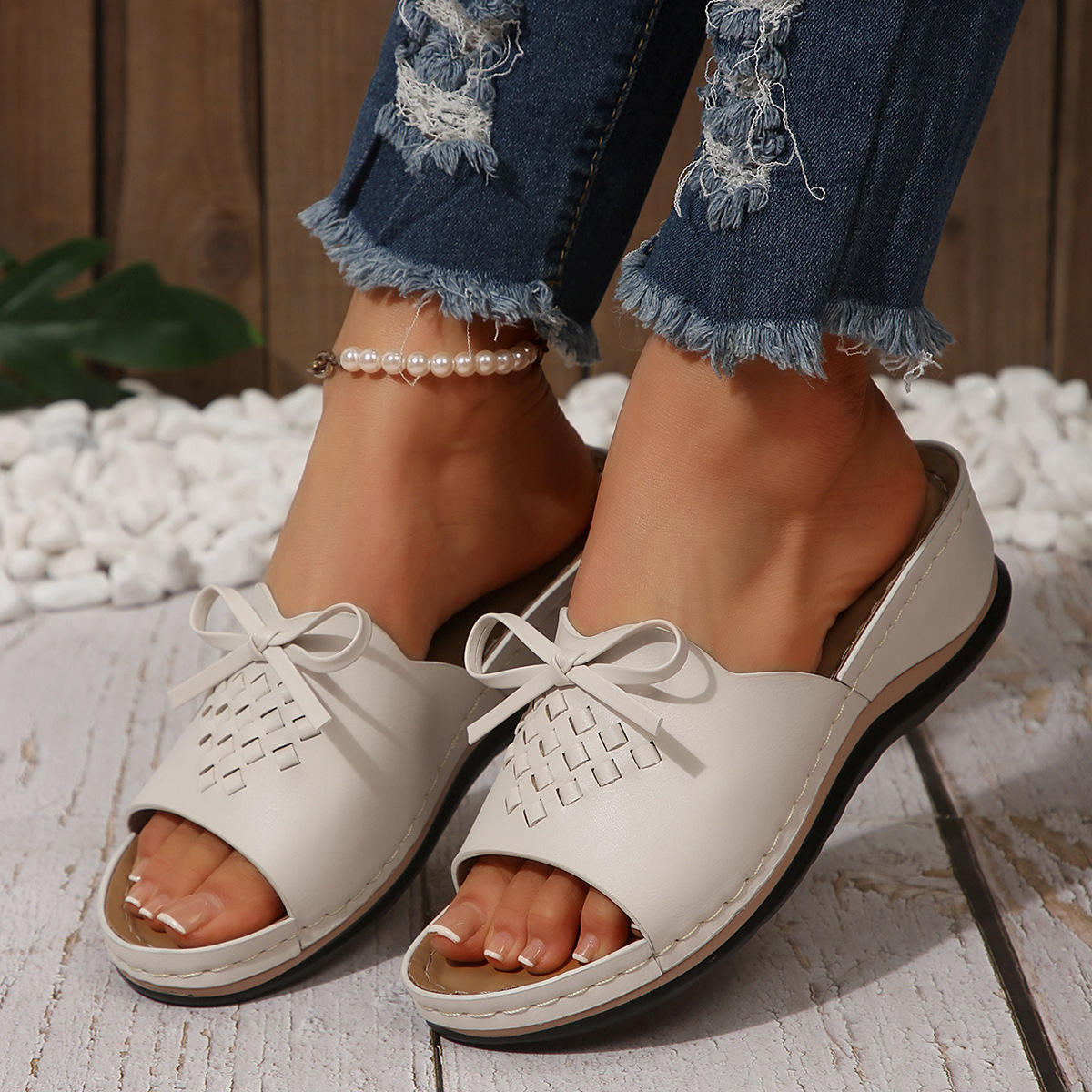 Open Toe Wedge Sandals