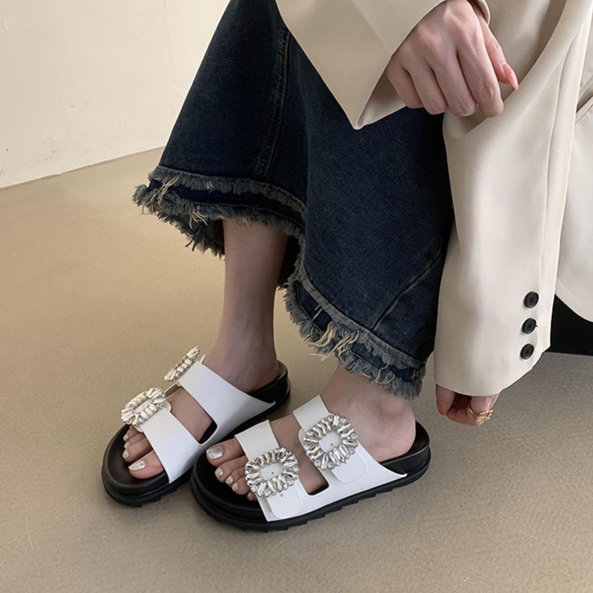 Open Toe Platform Sandals
