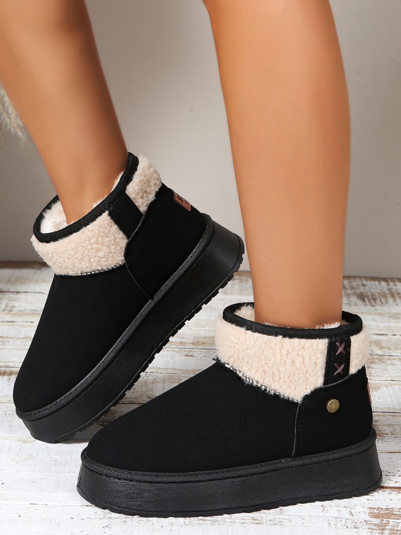 Platform Sherpa Lined Winter Boots