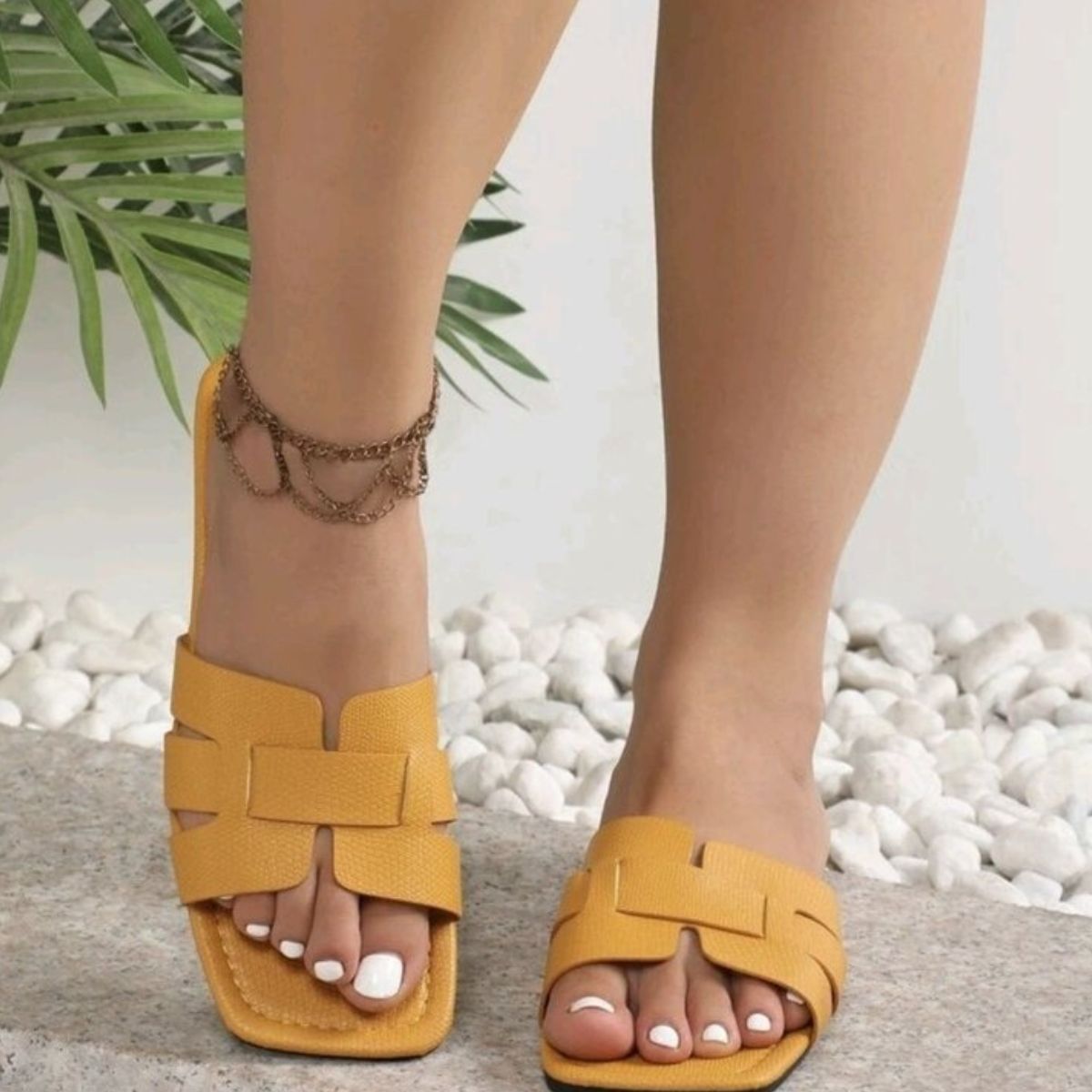 Open Toe Flats Sandals