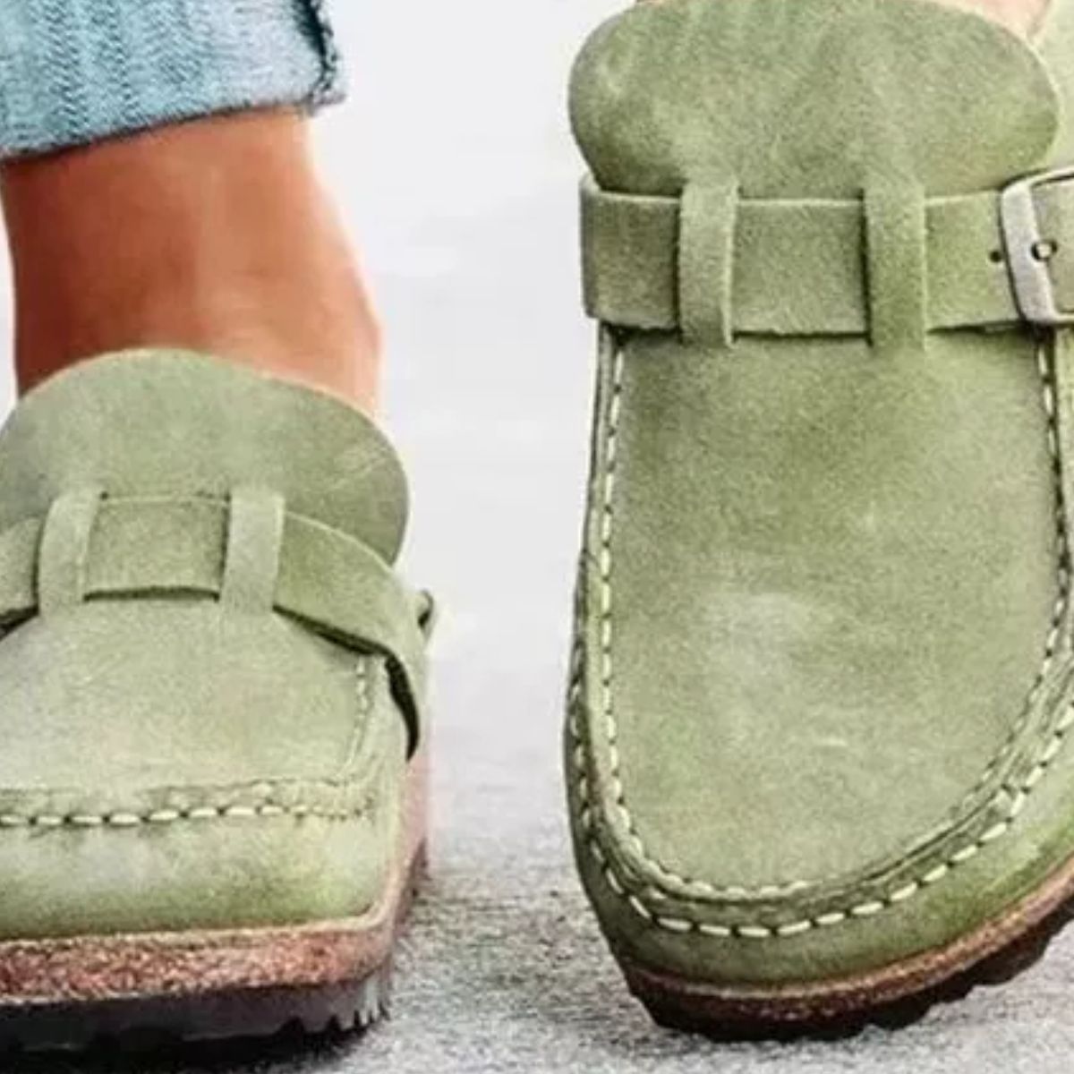 Round Toe Slip-Ons