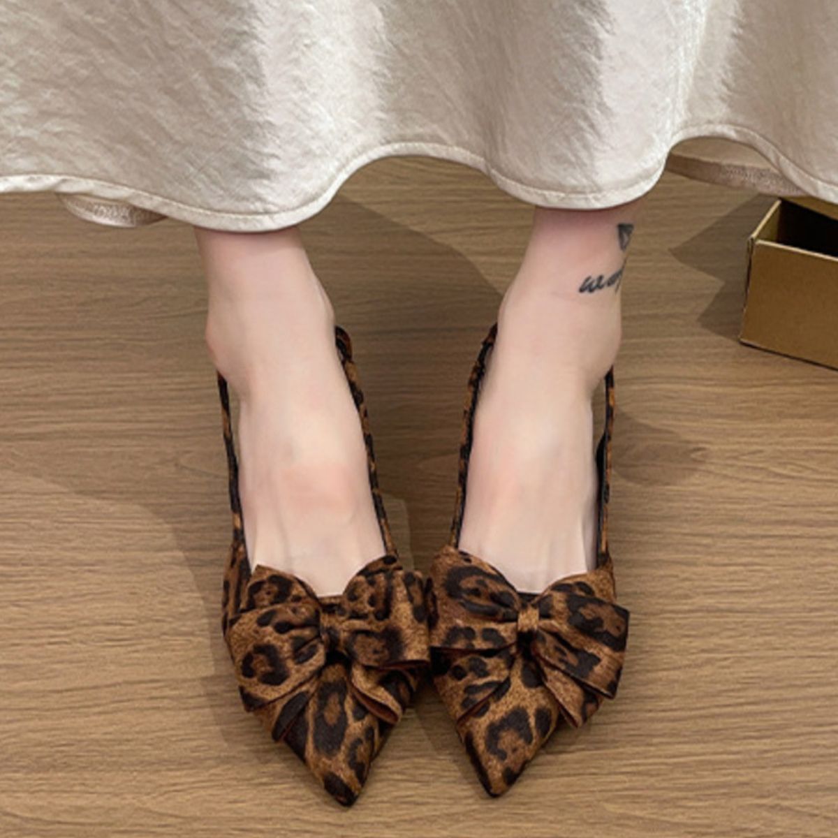 Point Toe Kitten Heels Sandals