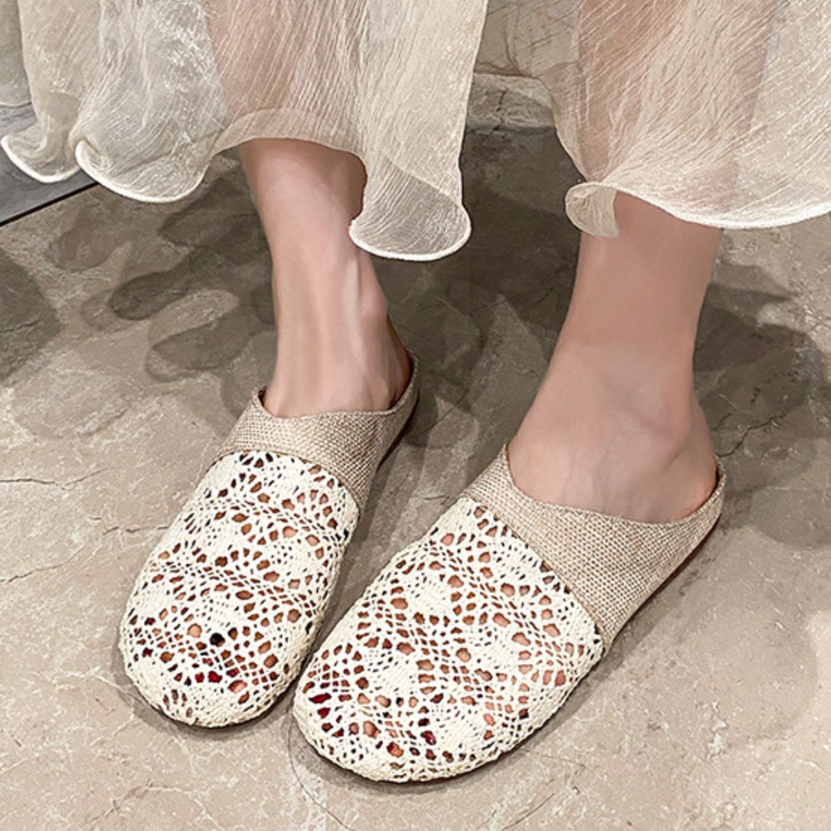 Round Toe Breathable Sandals