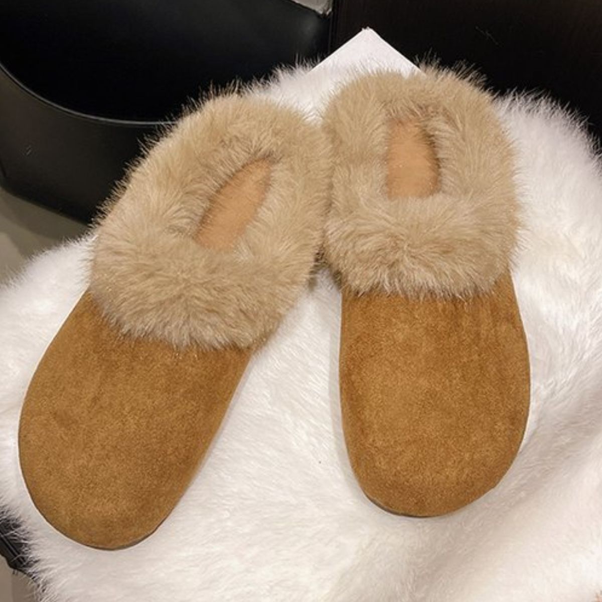 Fuzzy Plush Warm Indoor Slippers