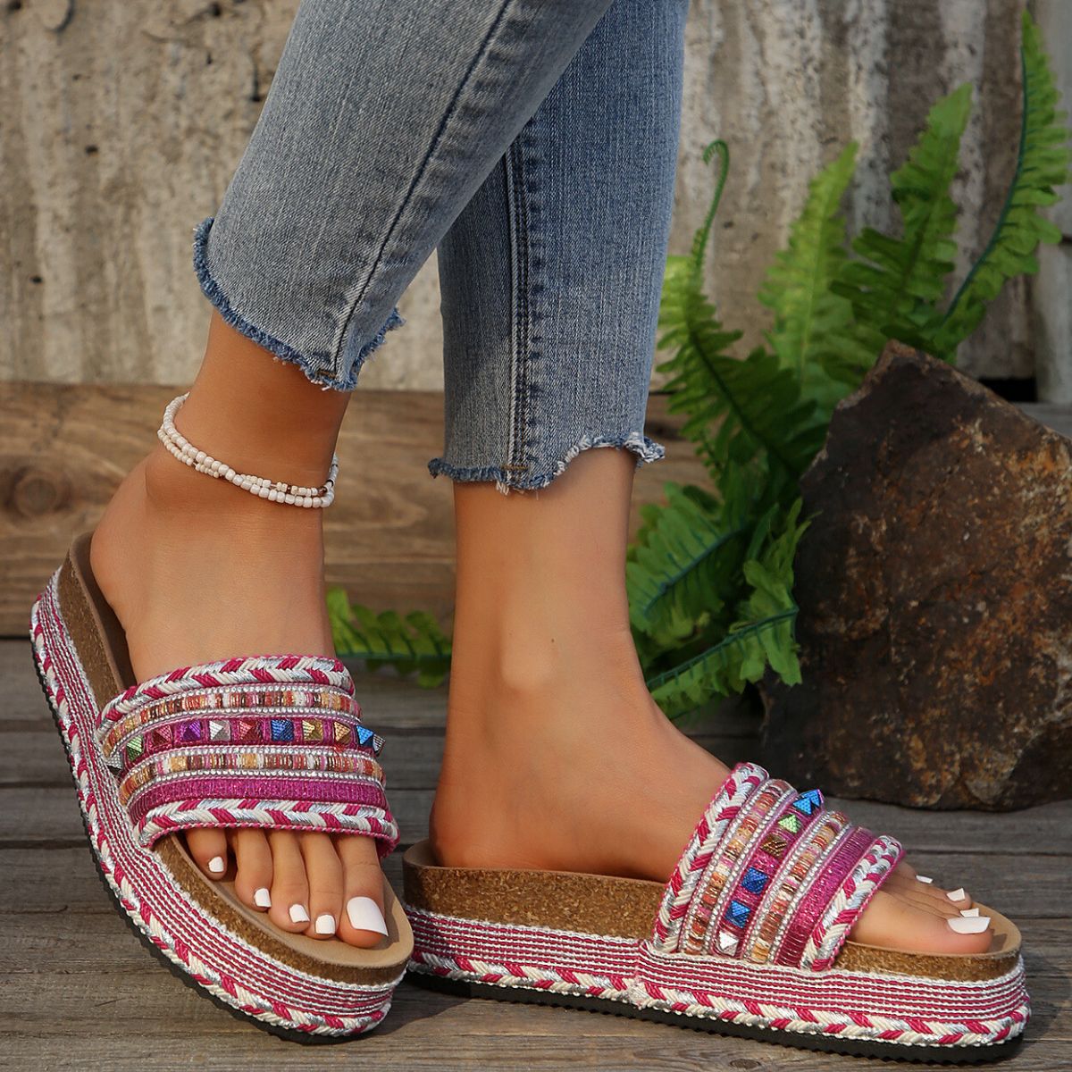 Open Toe Platform Sandals