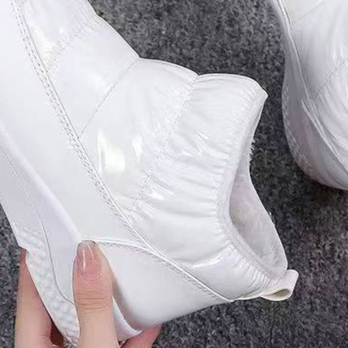 Warm Round Toe Boots
