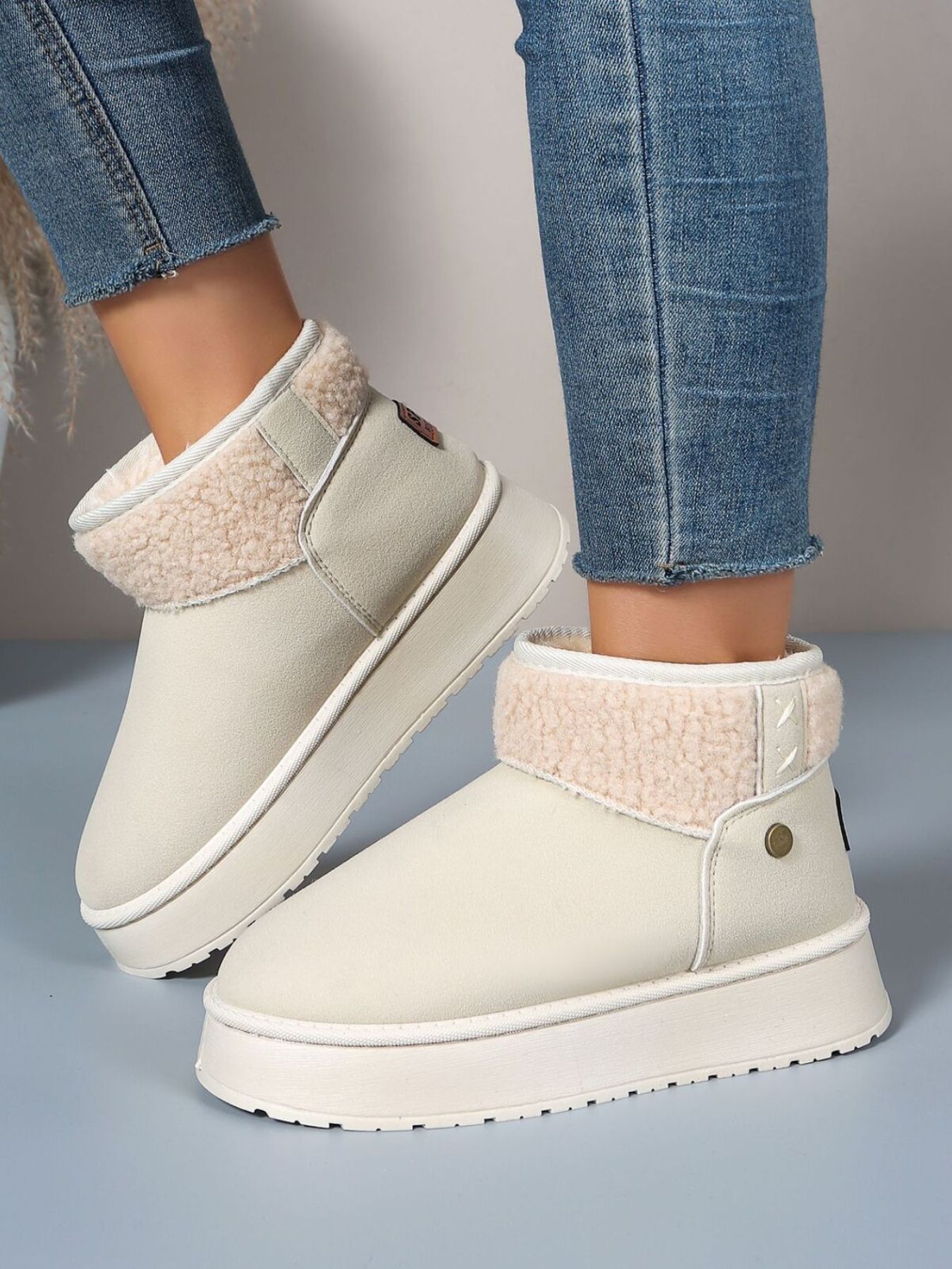Platform Sherpa Lined Winter Boots