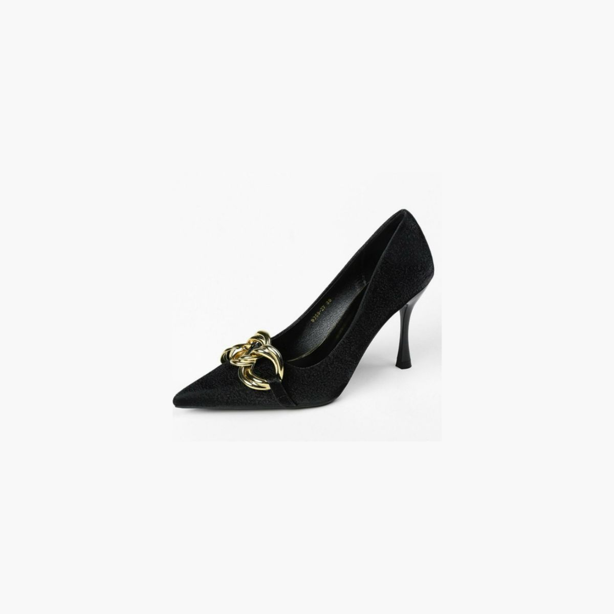 Decor Metal Point Toe Stiletto Pumps