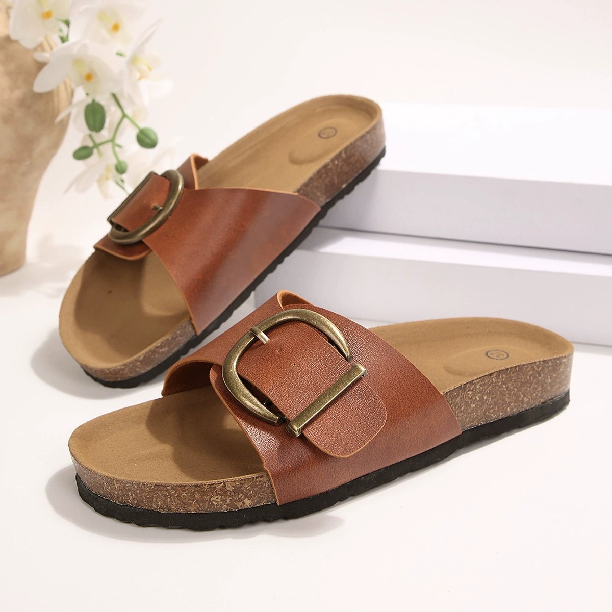 Open Toe Flats Sandals