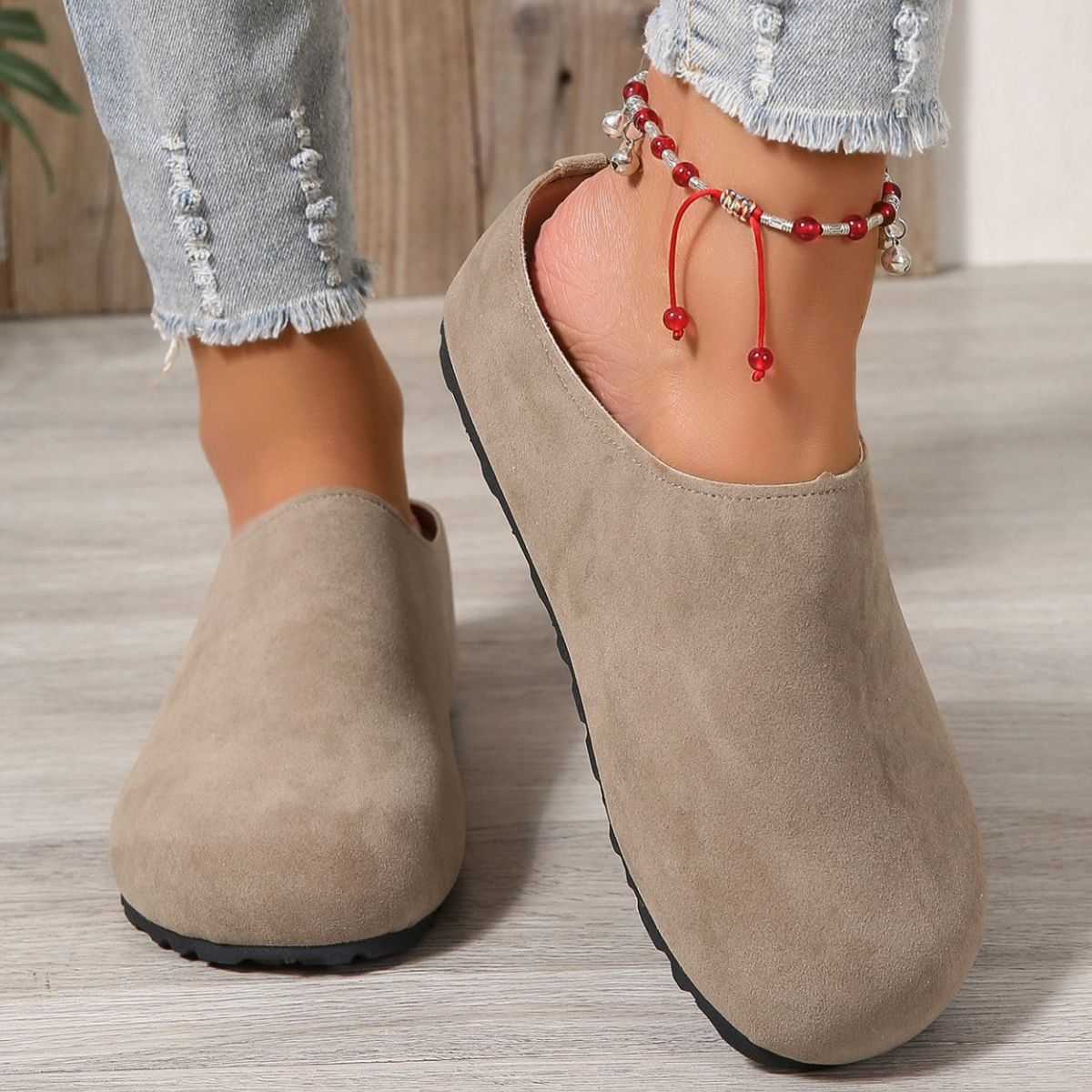 Round Toe Slip-Ons