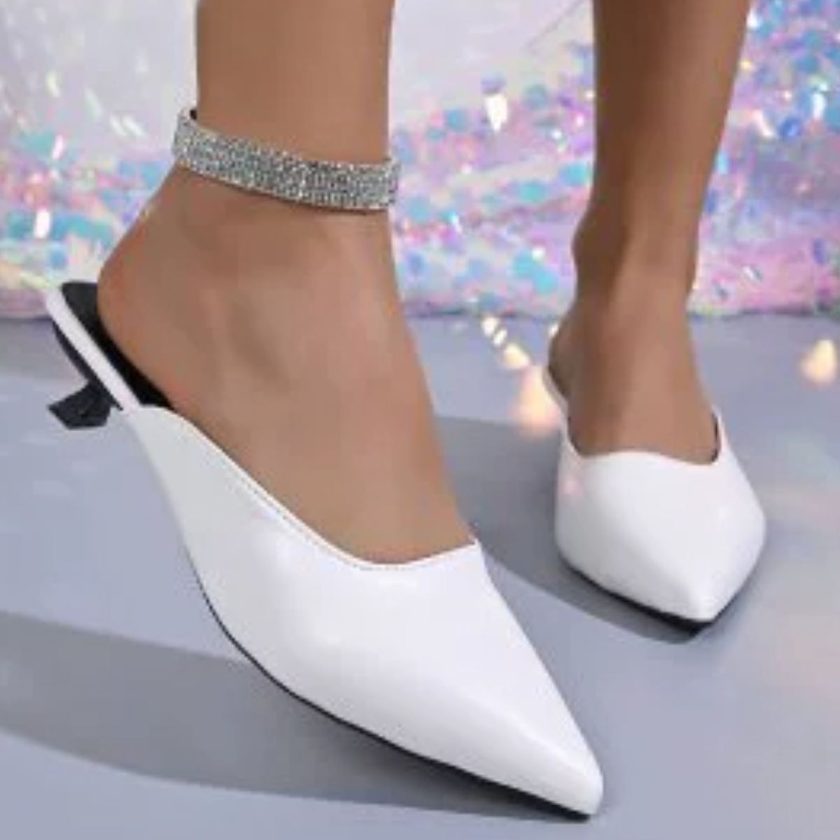 Point Toe Low Heels Sandals