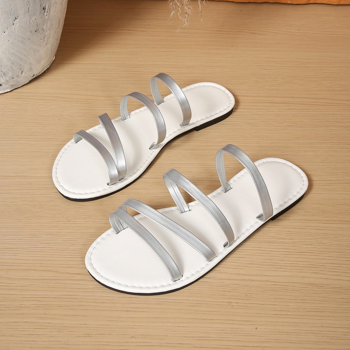 Strappy Flat Sandals