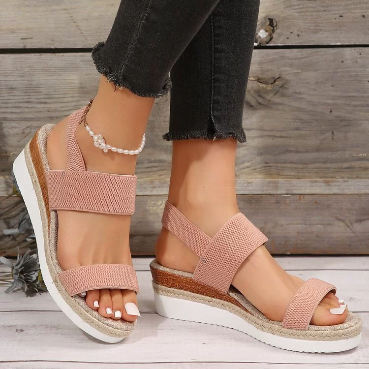 Open Toe Wedge Sandals