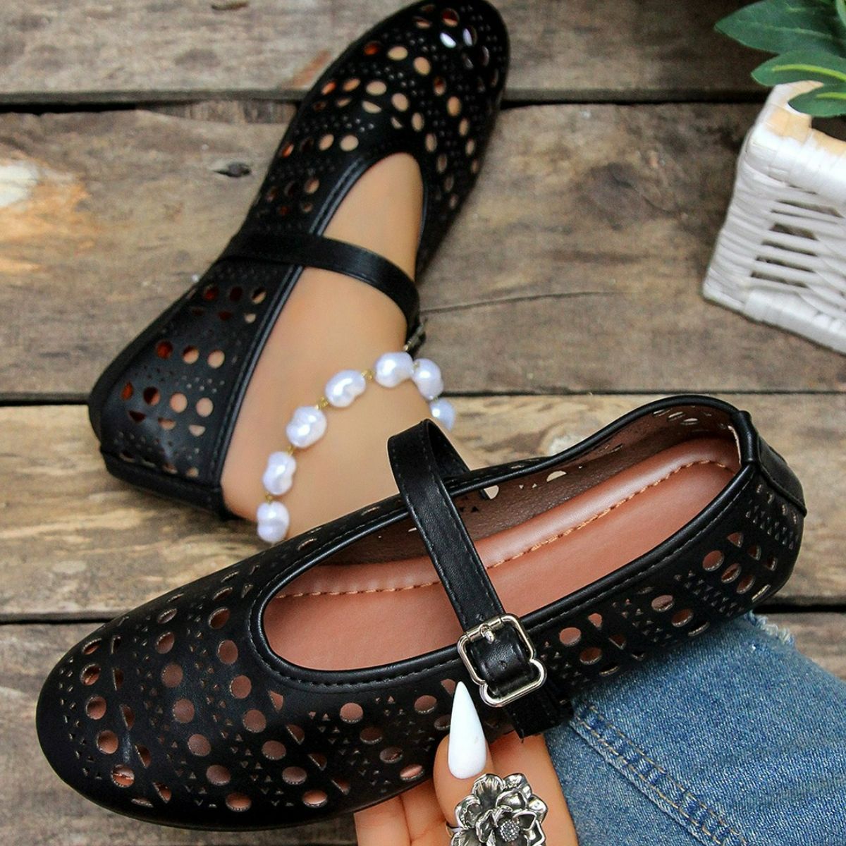 Round Toe Flats Slip-Ons