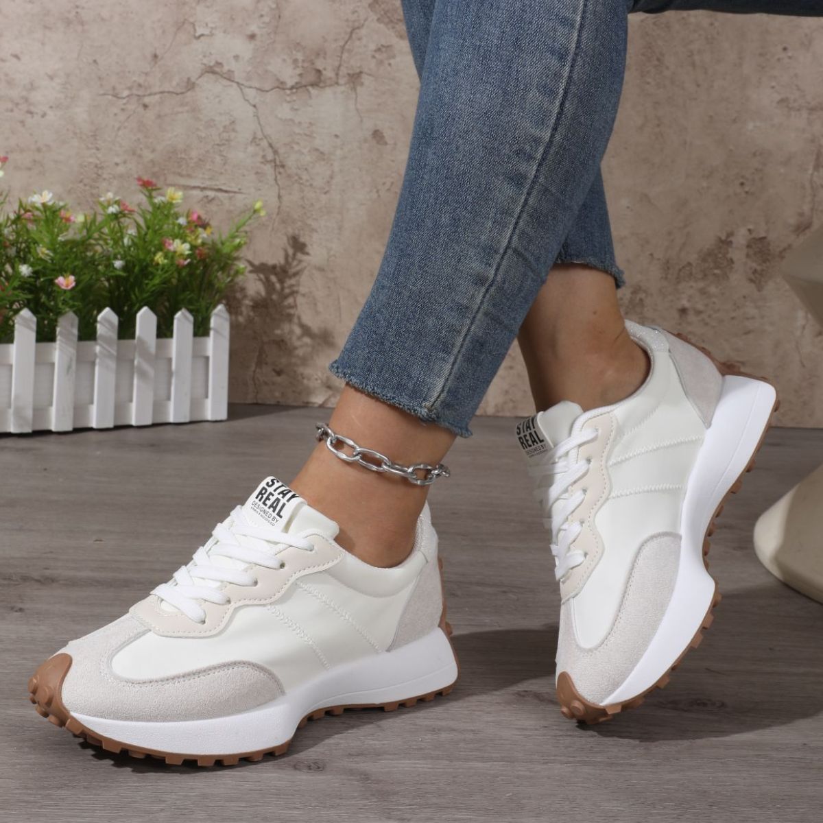 Round Toe Flats Sneakers