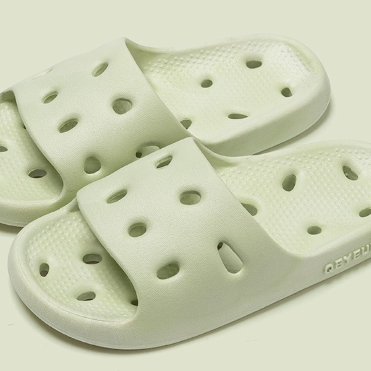 Open Toe Platform Slippers