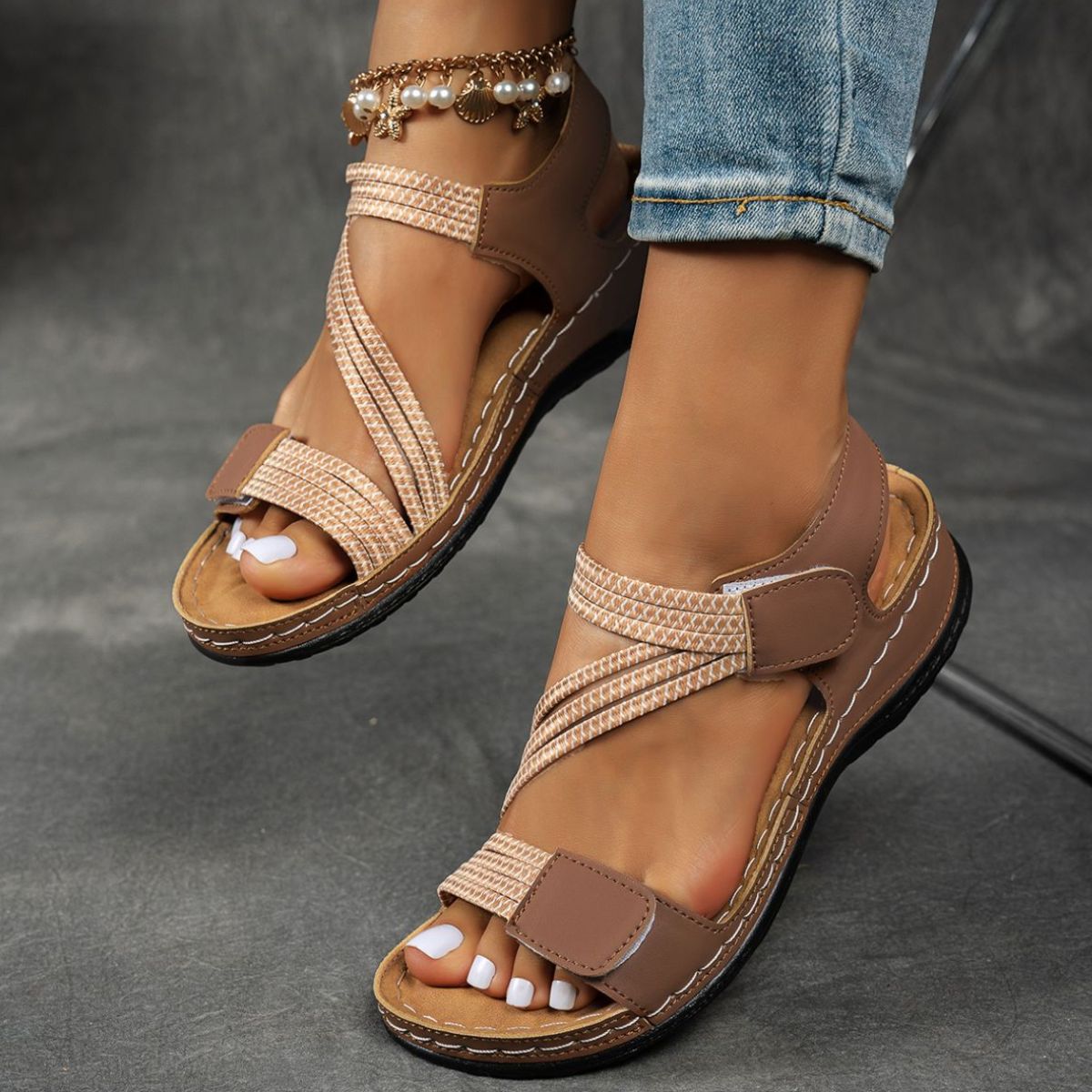Open Toe Wedge Sandals