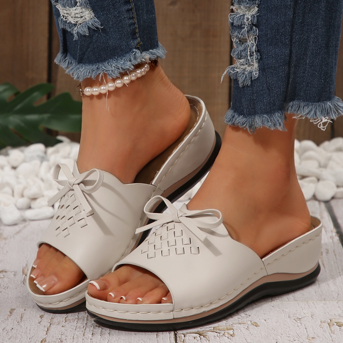 Open Toe Wedge Sandals