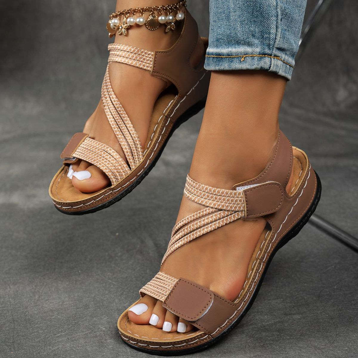 Open Toe Wedge Sandals