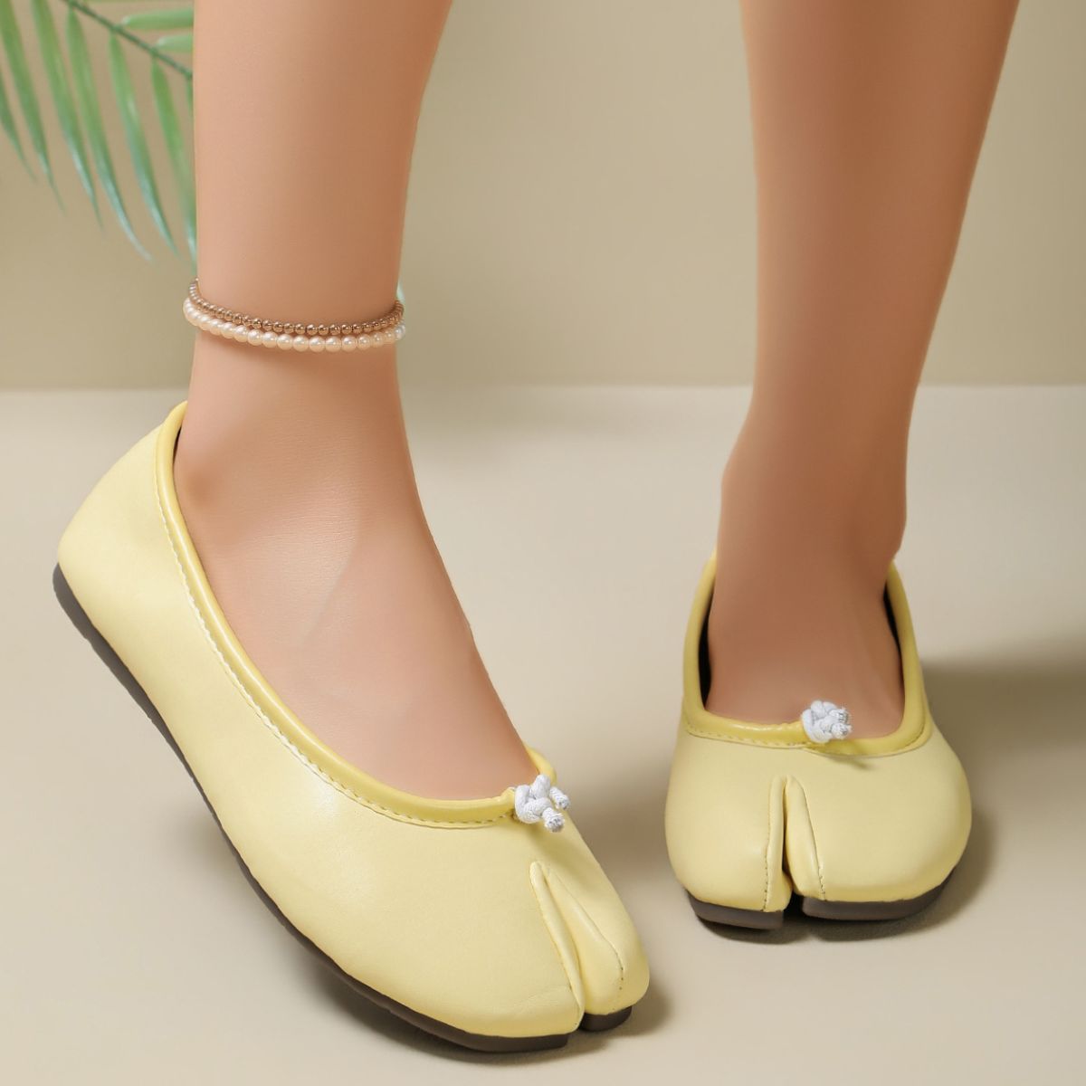 Split-Toe Slip-Ons