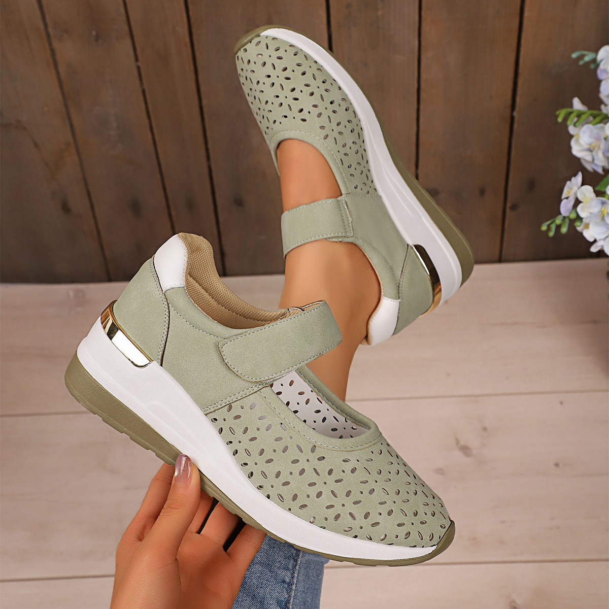 Breathable Wedge Sandals